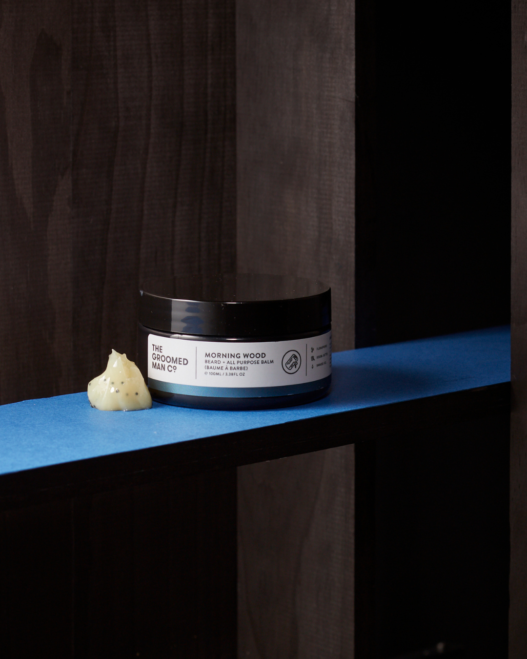 Morning wood beard balm sold at thirty7